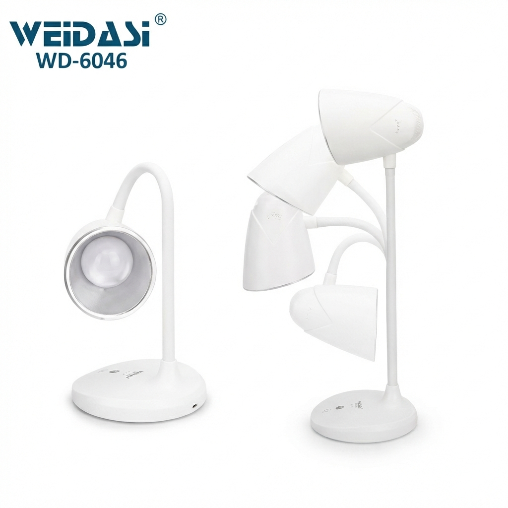 WEIDASI - مصباح مكتبي قابل للشحن عبر USB