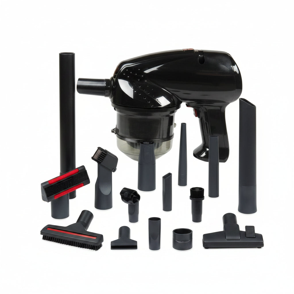 Automobile household dry wet hand-held vacuum cleaner