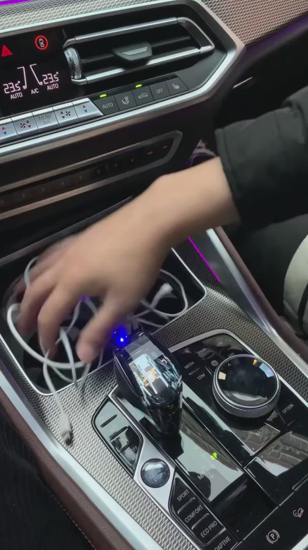 4-in-1 120W Retractable Car Charger