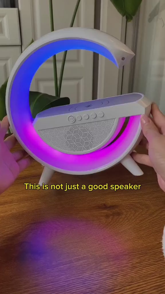 Led Wireless Charger Speaker